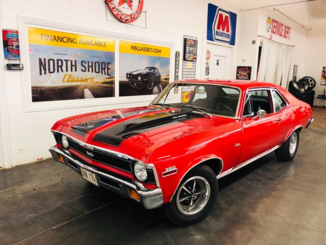1972 Red Chevrolet Nova Coupe