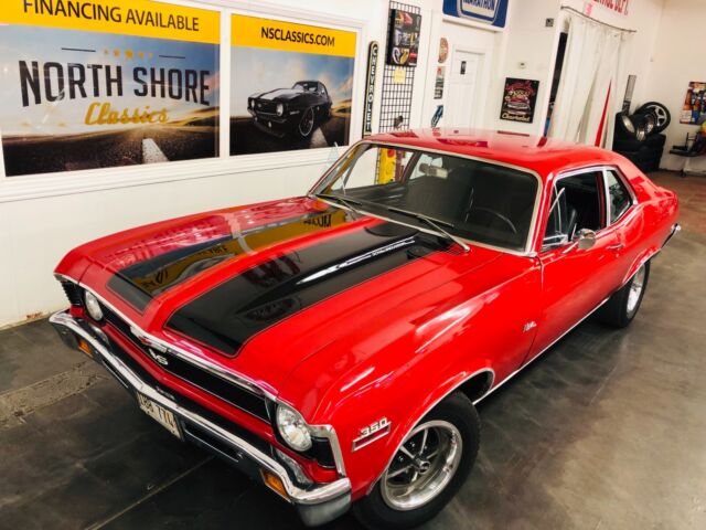 1972 Red Chevrolet Nova Coupe