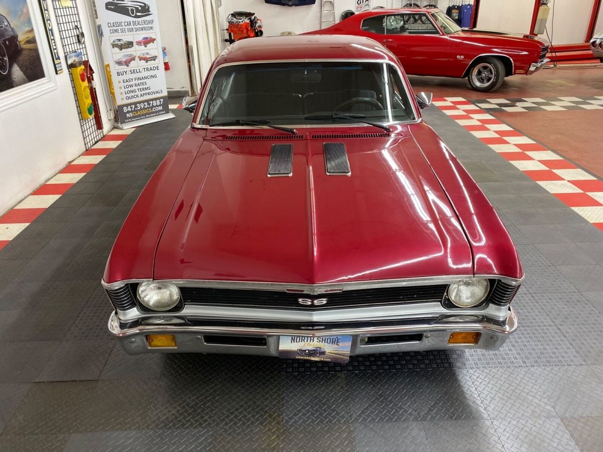 1972 Red Chevrolet Nova Coupe