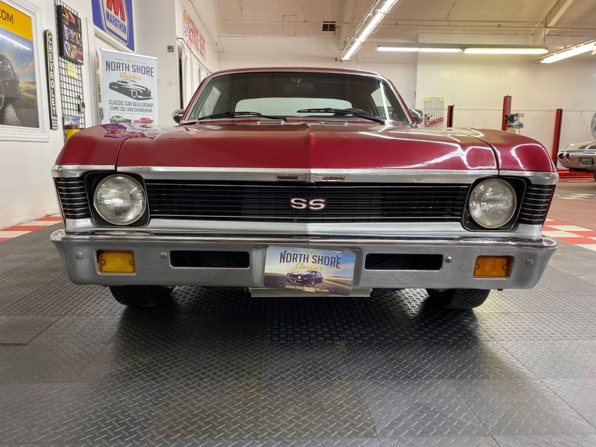 1972 Red Chevrolet Nova Coupe