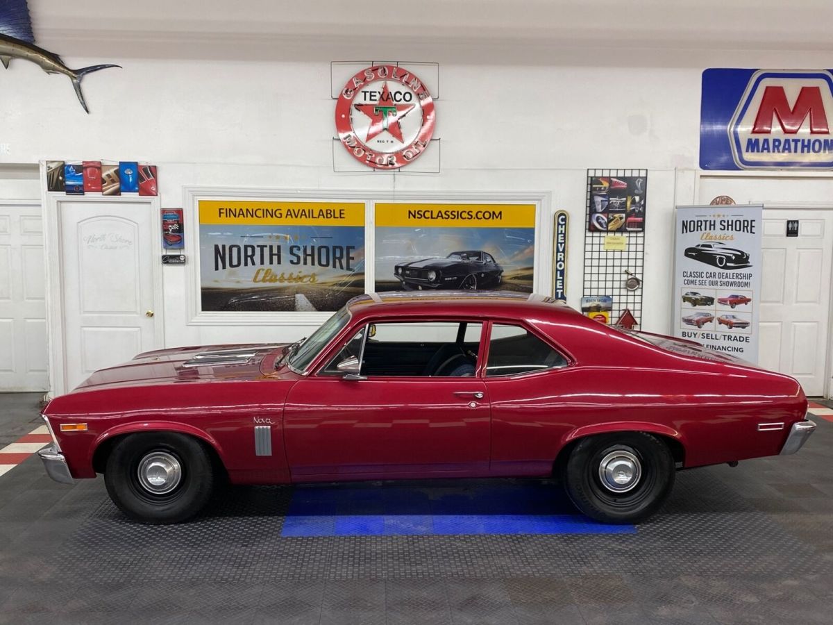 1972 Red Chevrolet Nova Coupe