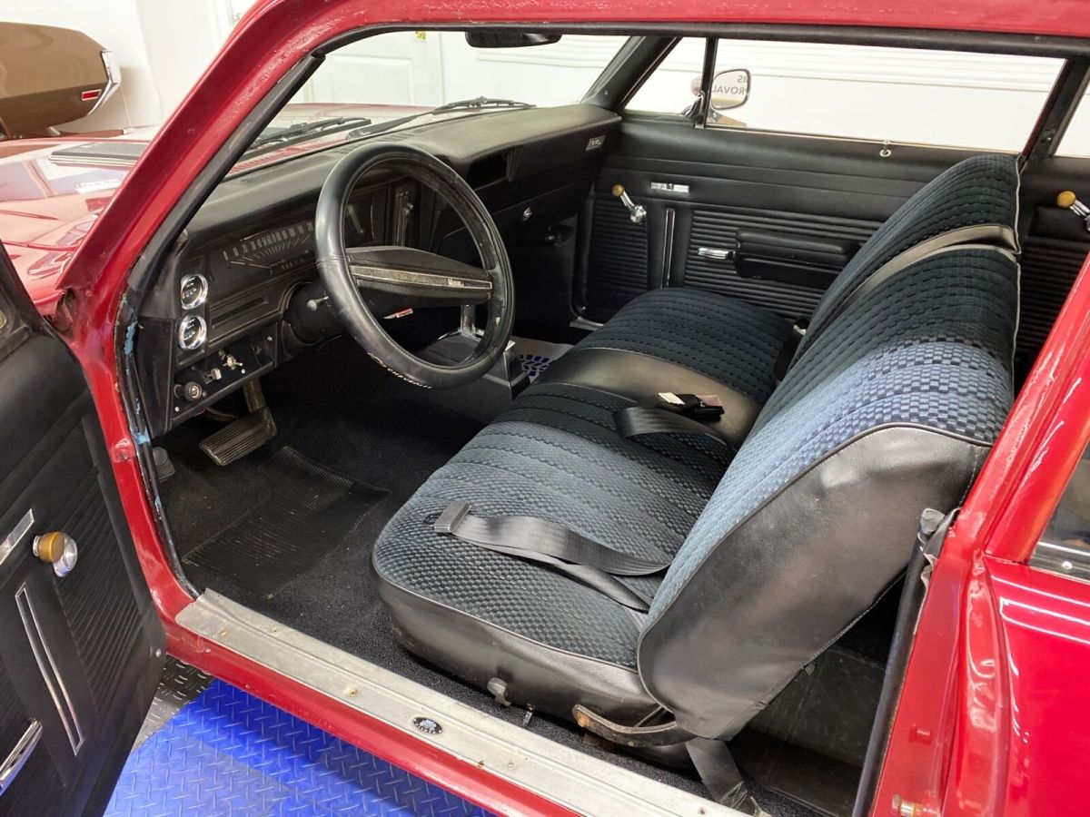 1972 Red Chevrolet Nova Coupe