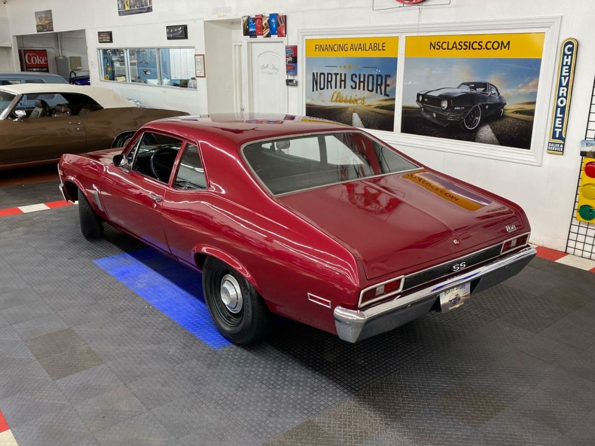 1972 Red Chevrolet Nova Coupe
