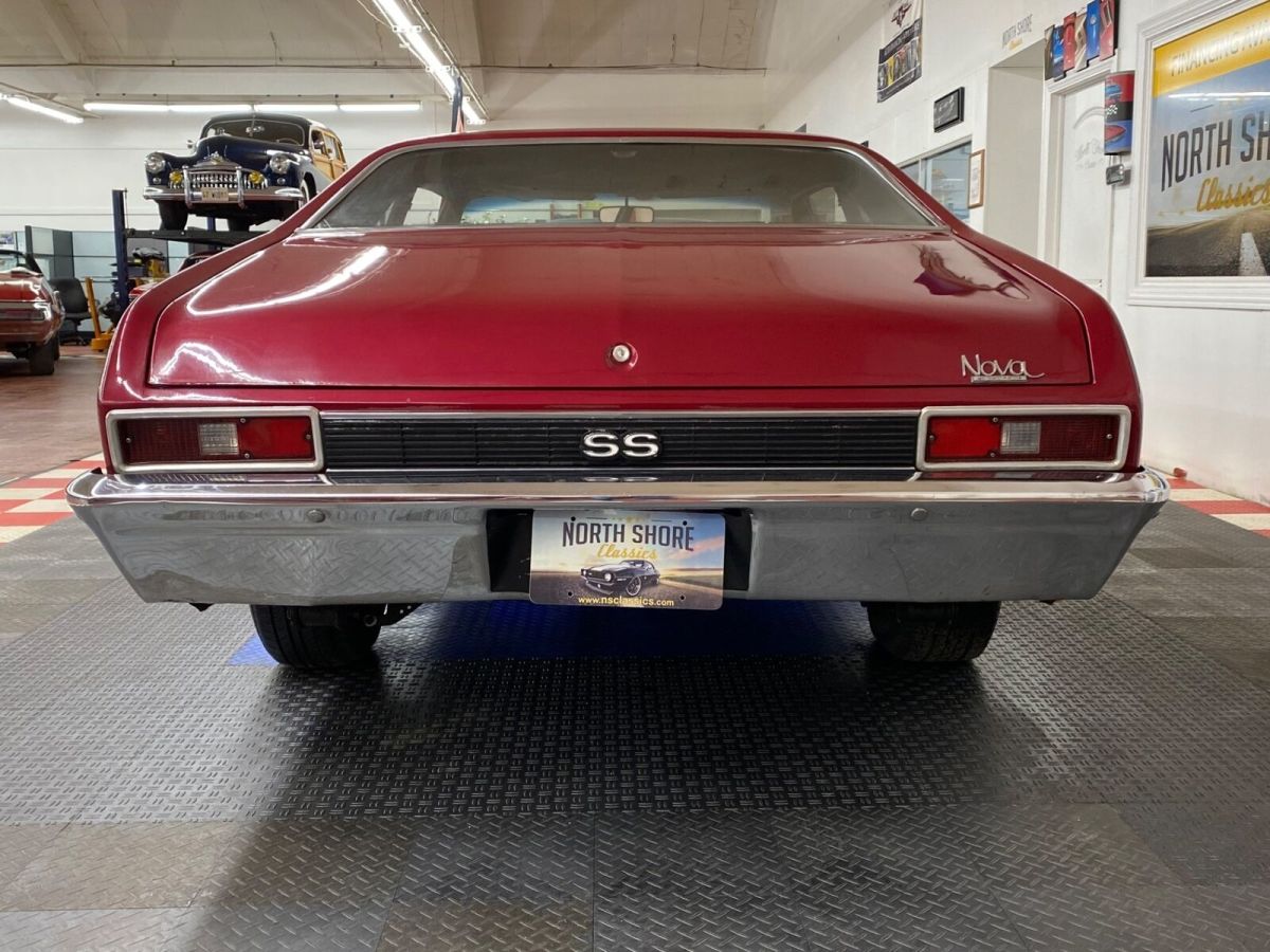 1972 Red Chevrolet Nova Coupe