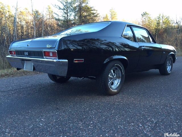1972 Black Chevrolet Nova Coupe
