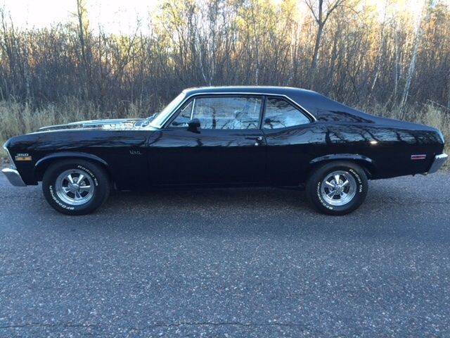 1972 Black Chevrolet Nova Coupe