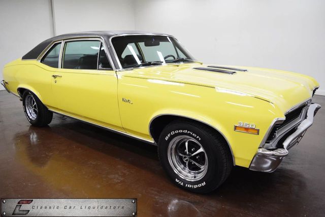 1972 Yellow Chevrolet Nova Car