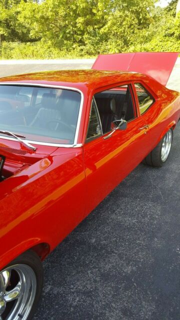 1972 Red Chevrolet Nova Coupe