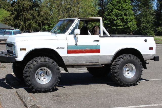 1972 White Chevrolet Blazer Convertible