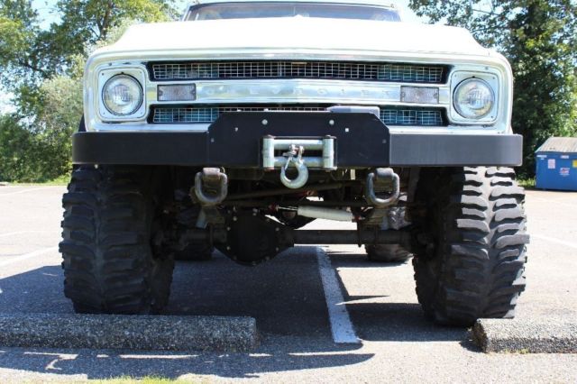 1972 White Chevrolet Blazer Convertible