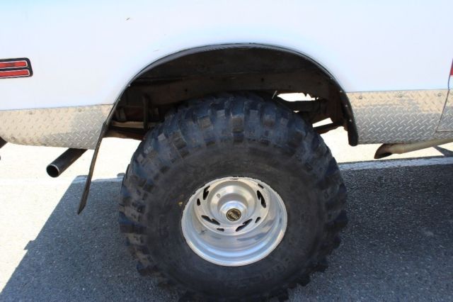 1972 White Chevrolet Blazer Convertible