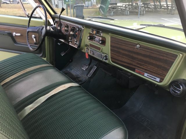 1972 Green/White Chevrolet C-10 Standard Cab Pickup