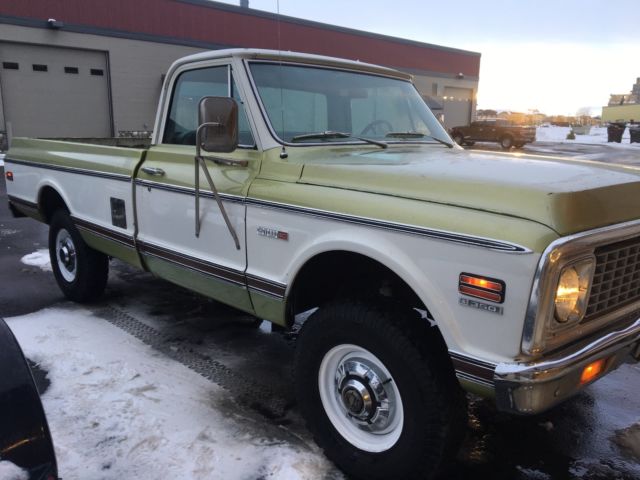 1972 Green Chevrolet C/K Pickup 2500 Standard Cab Pickup