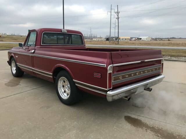 1972 Burgundy Chevrolet Cheyenne