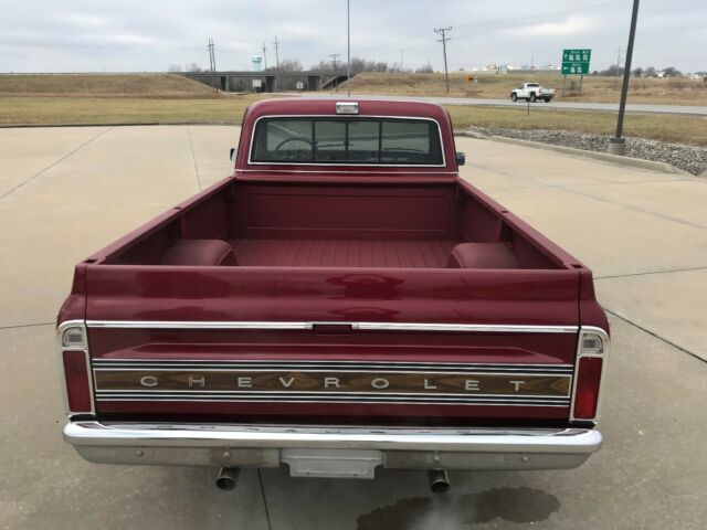1972 Burgundy Chevrolet Cheyenne
