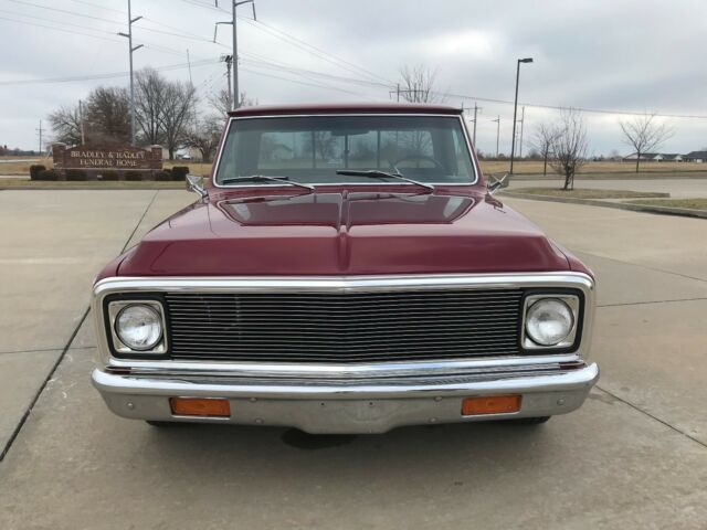 1972 Burgundy Chevrolet Cheyenne
