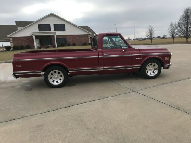 1972 Burgundy Chevrolet Cheyenne