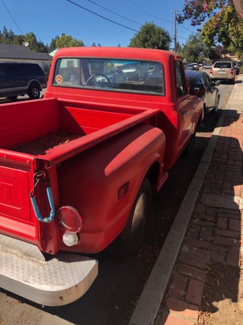 1972 Red Chevrolet S-10