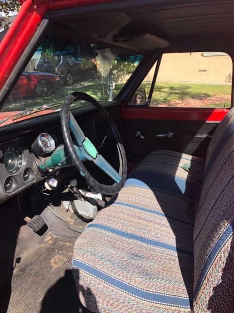 1972 Red Chevrolet S-10
