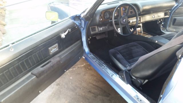 1972 Blue Chevrolet Camaro Coupe