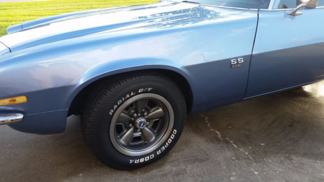 1972 Blue Chevrolet Camaro Coupe