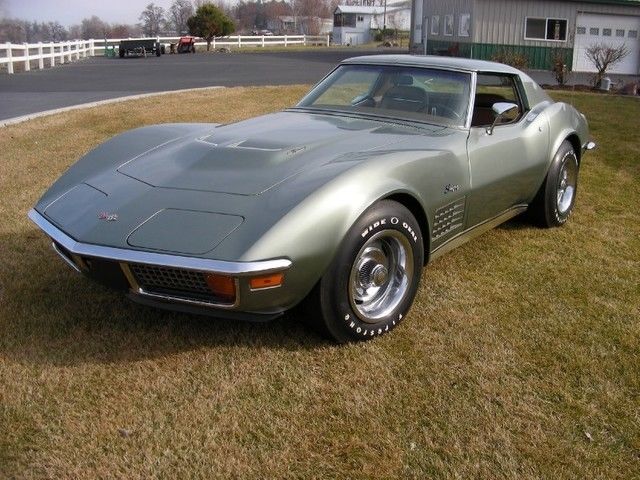 1972 Green Chevrolet Corvette Coupe