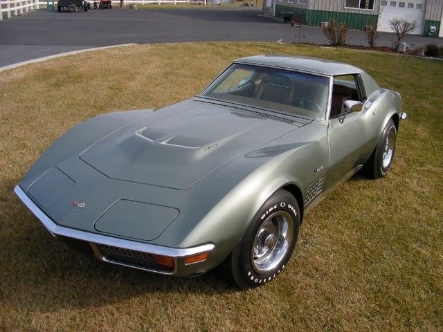 1972 Green Chevrolet Corvette Coupe