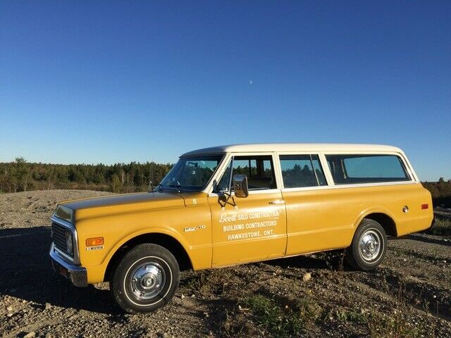 1972 Yellow Ochre Chevrolet Suburban SUV