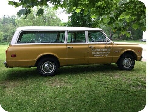 1972 Yellow Ochre Chevrolet Suburban SUV