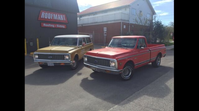 1972 Yellow Ochre Chevrolet Suburban SUV