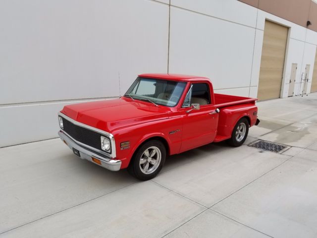 1972 Red Chevrolet C-10 Standard Cab Pickup