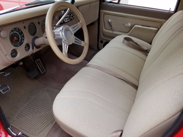 1972 Red Chevrolet C-10 Standard Cab Pickup