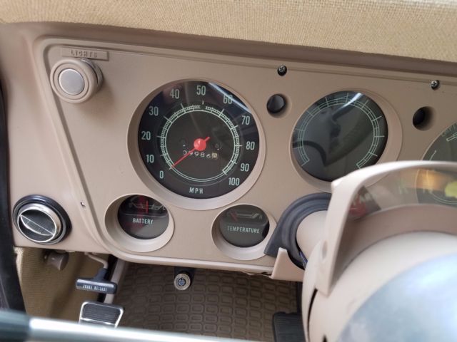 1972 Red Chevrolet C-10 Standard Cab Pickup