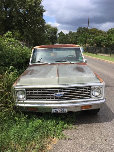 1972 Black Chevrolet C-10 Standard Cab Pickup