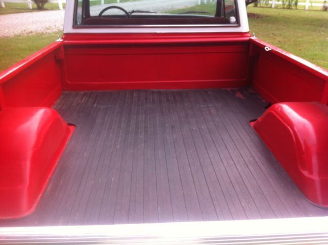 1972 Red Chevrolet C-10 Standard Cab Pickup