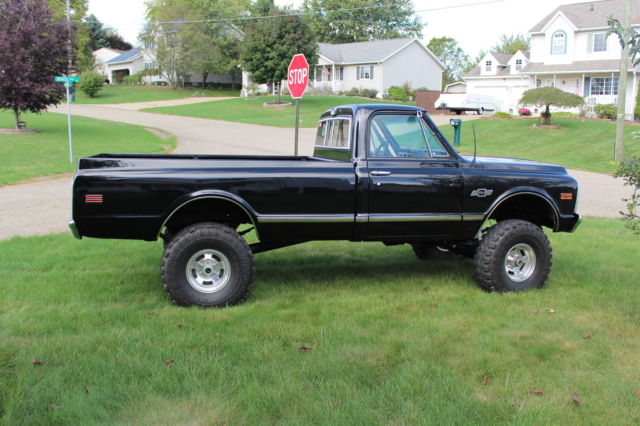 1972 Black Chevrolet C-10