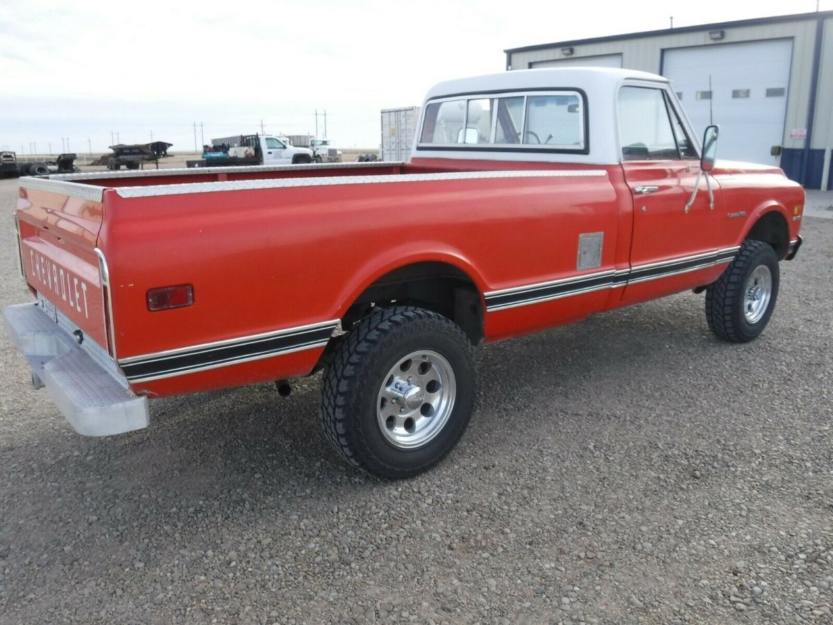 1972 Orange Chevrolet C/K Pickup 1500 Standard Cab Pickup