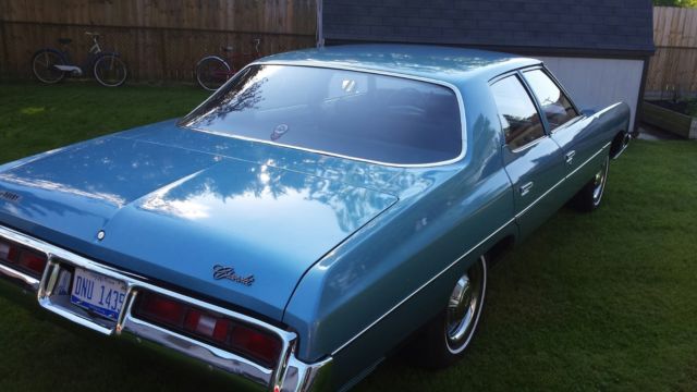 1972 Blue Chevrolet Bel Air/150/210 Sedan