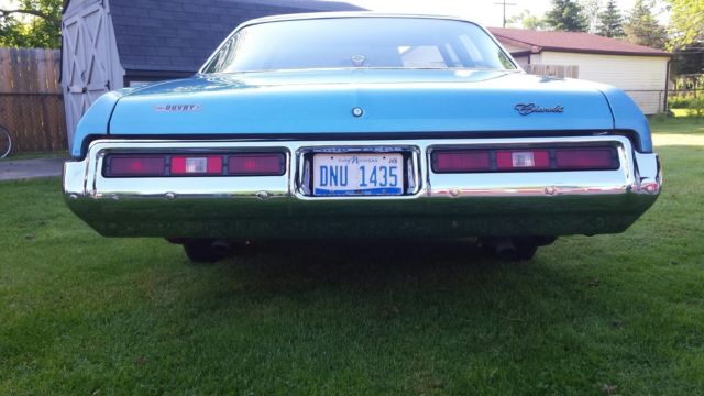 1972 Blue Chevrolet Bel Air/150/210 Sedan