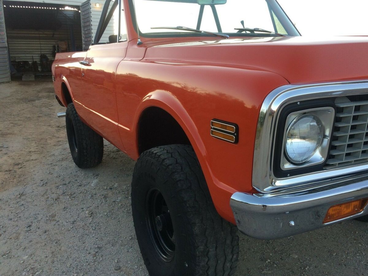 1972 Orange Chevrolet Blazer Convertible