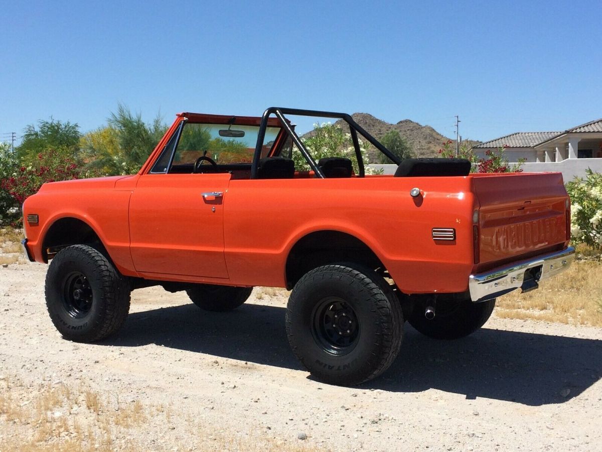 1972 Orange Chevrolet Blazer Convertible