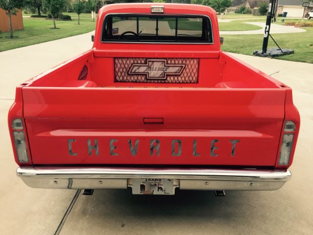 1972 Orange Chevrolet C-10 Standard Cab Pickup