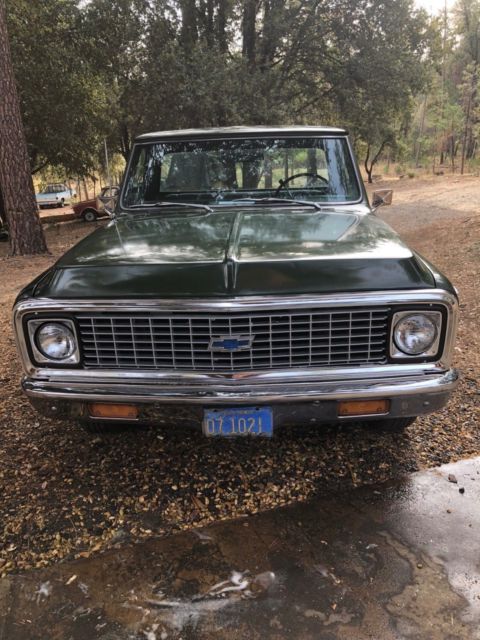 1972 Green Chevrolet C-10 Standard Cab Pickup