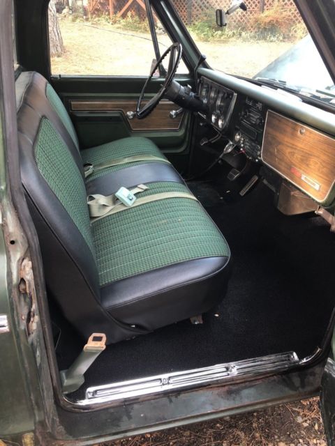 1972 Green Chevrolet C-10 Standard Cab Pickup