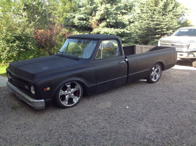 1972 Black Chevrolet C-10 Cab & Chassis