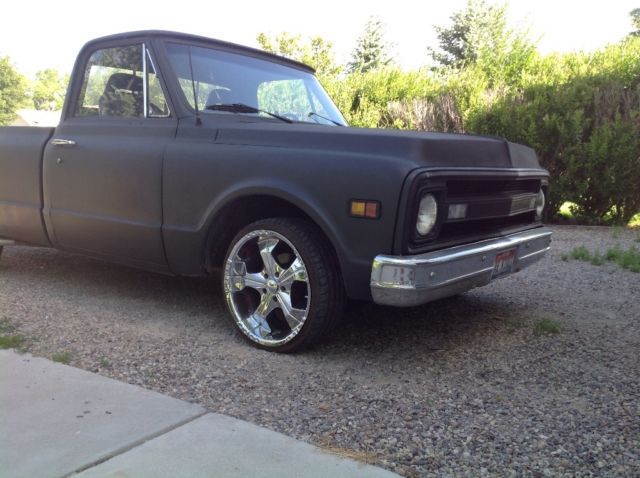 1972 Black Chevrolet C-10 Cab & Chassis