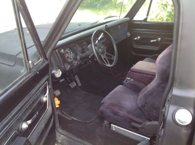 1972 Black Chevrolet C-10 Cab & Chassis