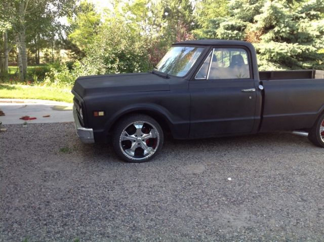 1972 Black Chevrolet C-10 Cab & Chassis
