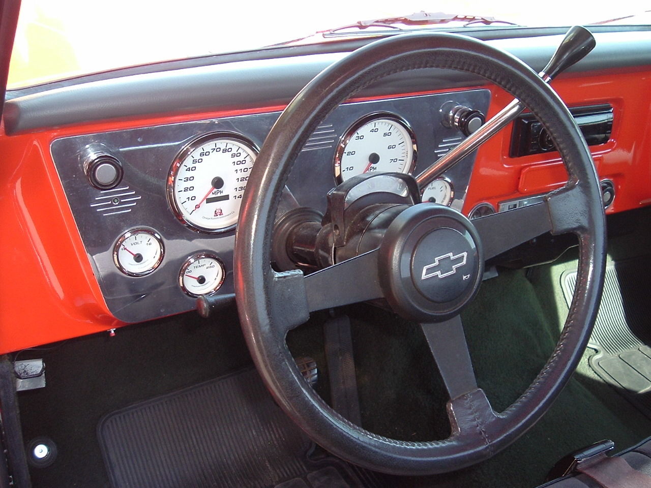 1972 Orange Chevrolet C-10 Standard Cab Pickup