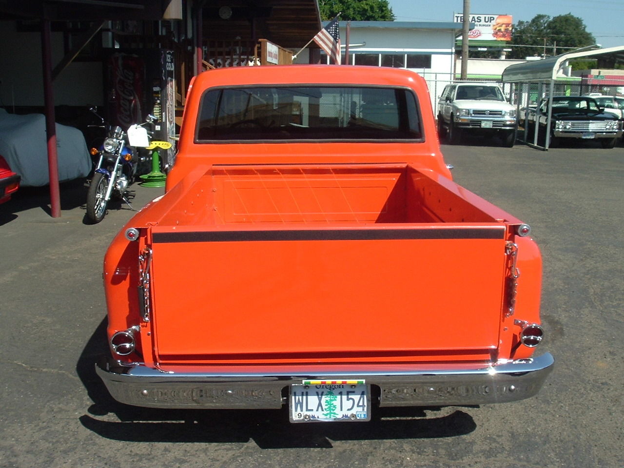 1972 Orange Chevrolet C-10 Standard Cab Pickup